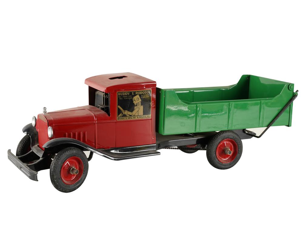 Appraisal: BUDDY L MECHANICAL TOY DUMP TRUCKwith gears Condition working condition