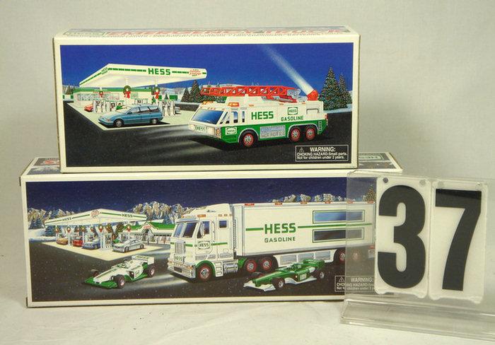 Appraisal: Hess Truck lot set of mint in original boxes never