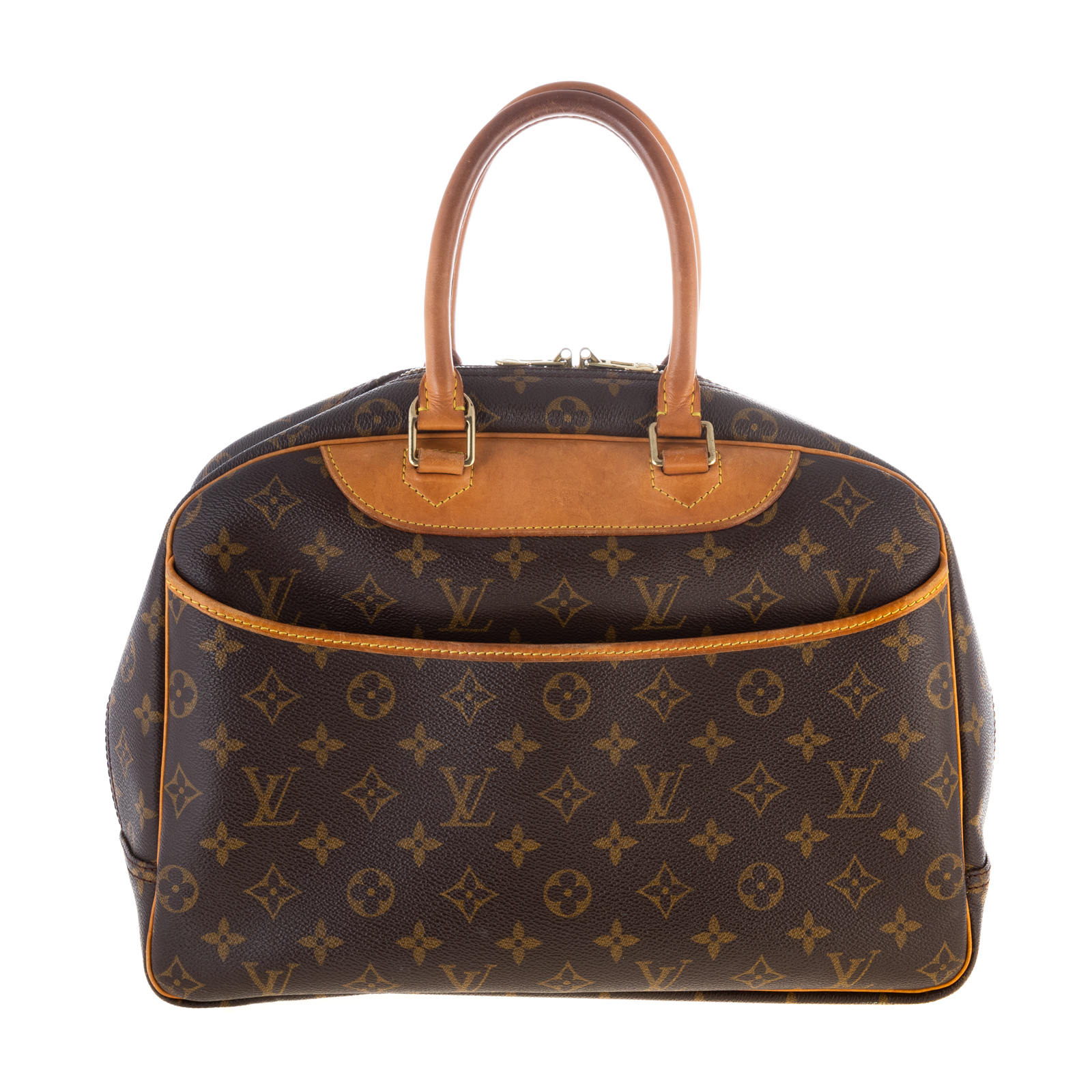 Appraisal: A LOUIS VUITTON MONOGRAM DEAUVILLE A brown and tan Monogram