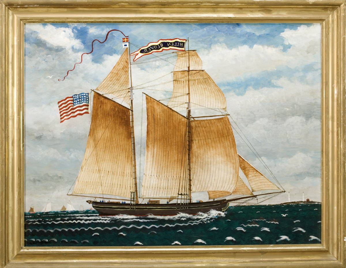 Appraisal: RACKET SHREVE AMERICAN TWENTIETH CENTURY THE SCHOONER quot HELEN GLOVER