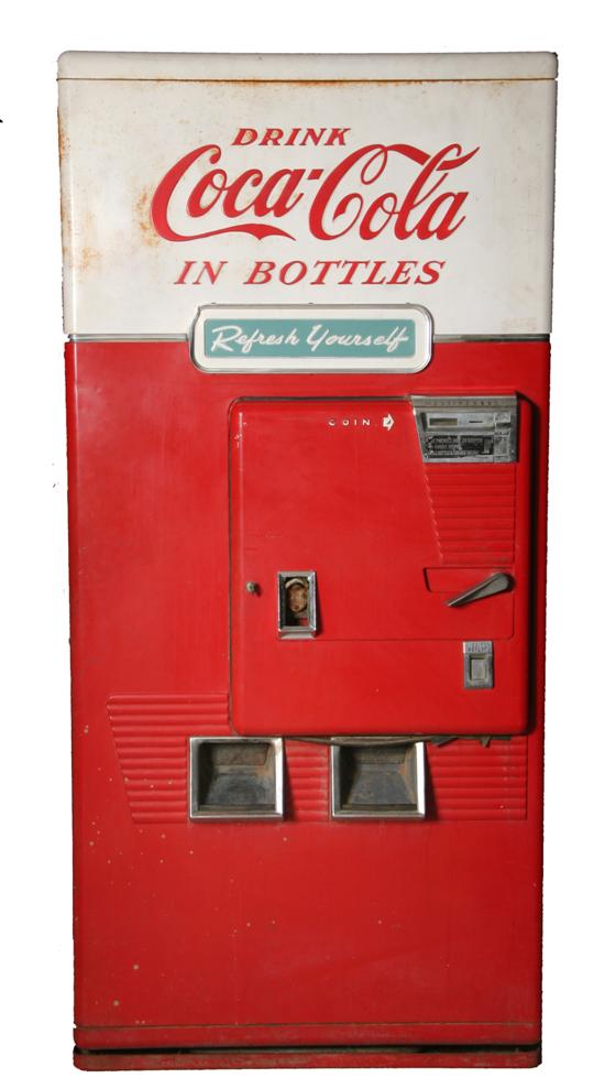 Appraisal: VINTAGE COCA-COLA VENDING MACHINE Late s-early s Made by Westinghouse