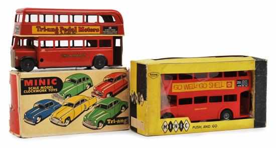 Appraisal: Triang Minic Clockwork Double Deck Bus 'Putney No ' destination