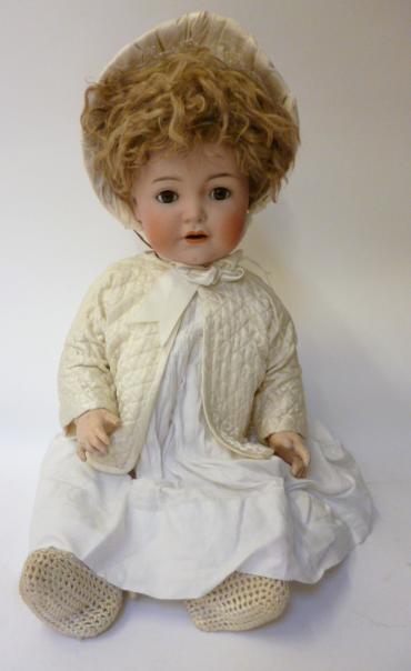 Appraisal: A Simon Halbig for F Schmidt bisque head baby doll