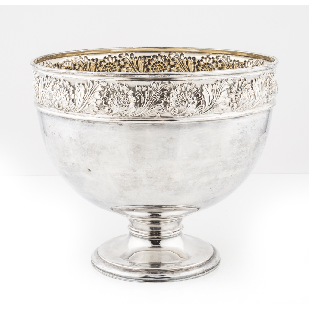 Appraisal: A late Victorian punch prize bowl Walker Hall Sheffield of