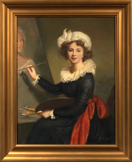 Appraisal: After Elisabeth Louise Vigee Le Brun French - Self Portrait