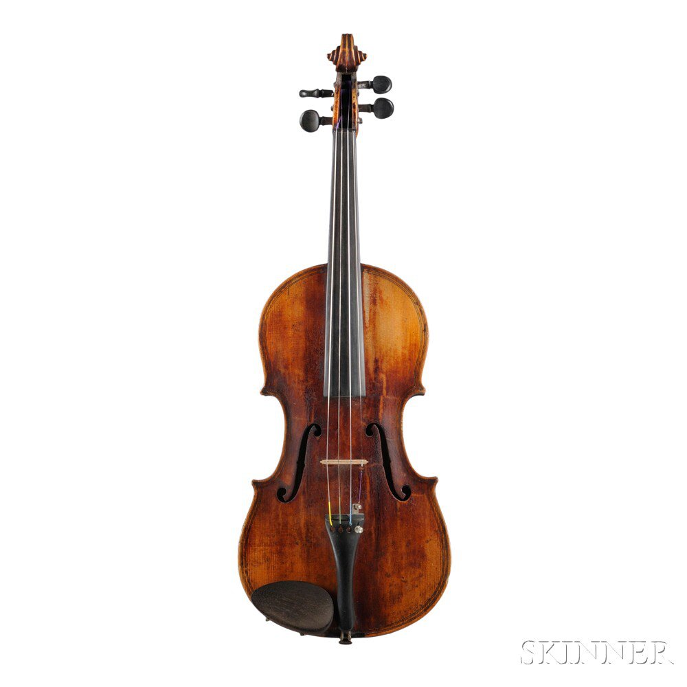 Appraisal: Violin labeled GIOVAN PAOLO MAGGINI BRESCIA length of back mm