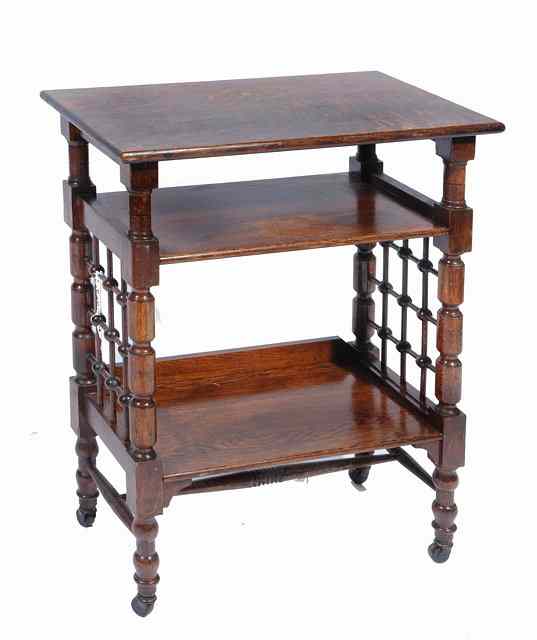 Appraisal: A LIBERTY OAK RECTANGULAR BOOKSTAND by L F Wyburd with