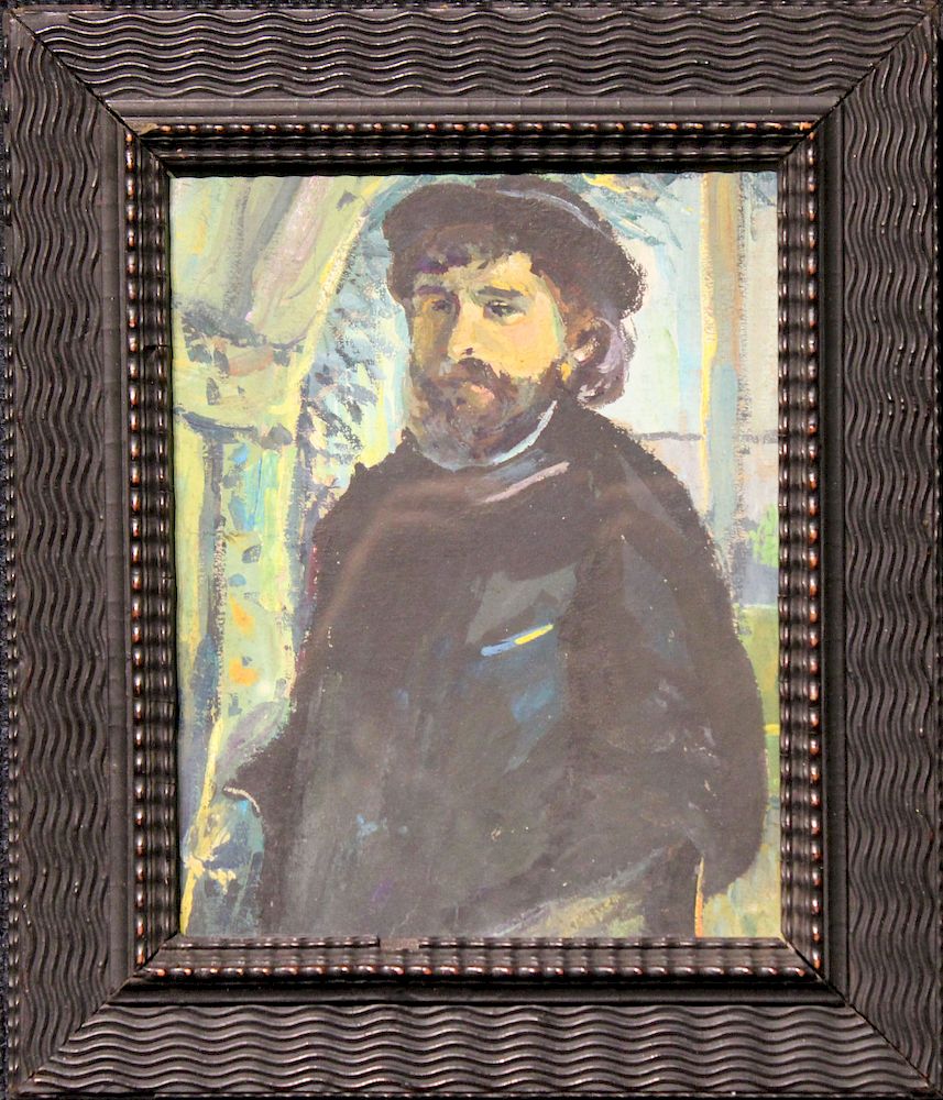 Appraisal: European School Impressionist Portrait of a Man European School Impressionist