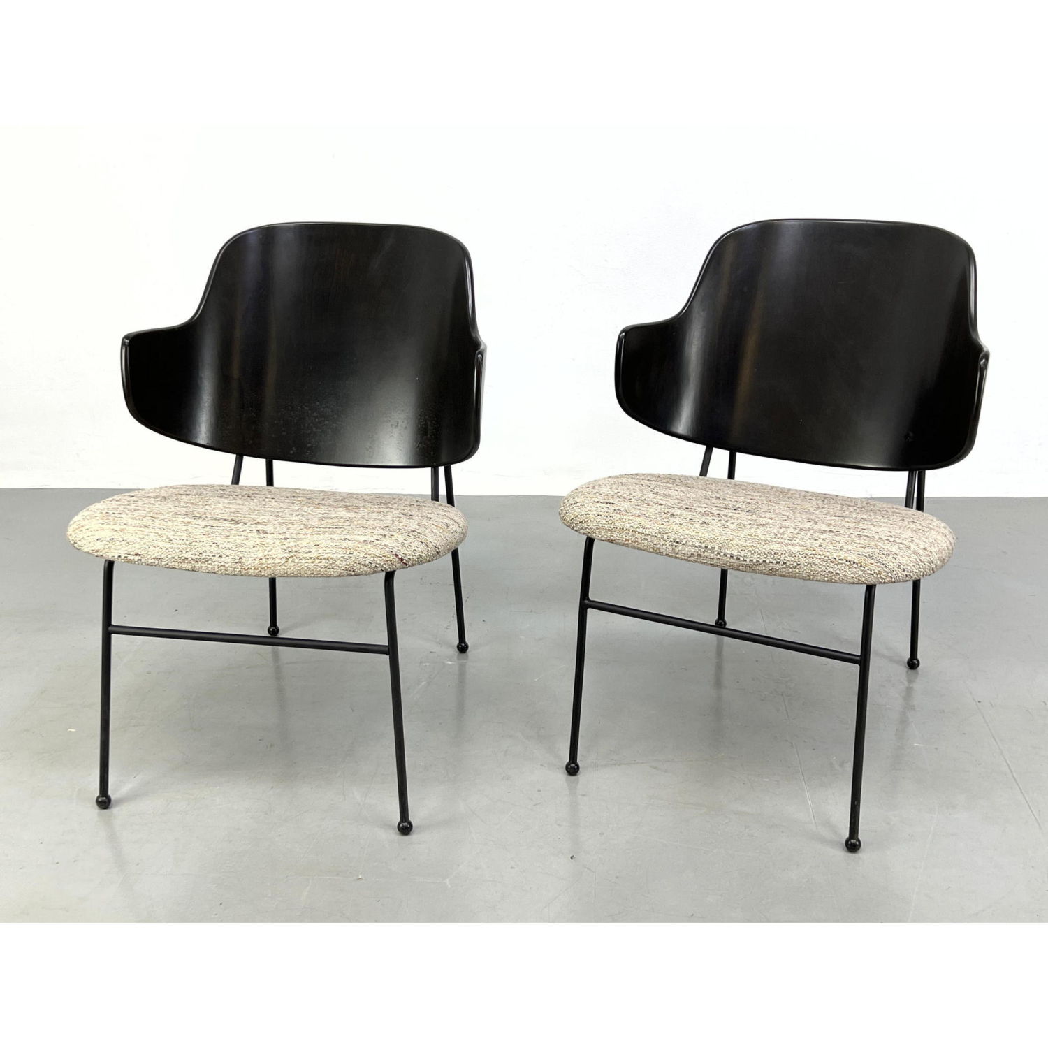 Appraisal: Pair IB KOFOD LARSEN Penguin Lounge Chair Danish Modern seating