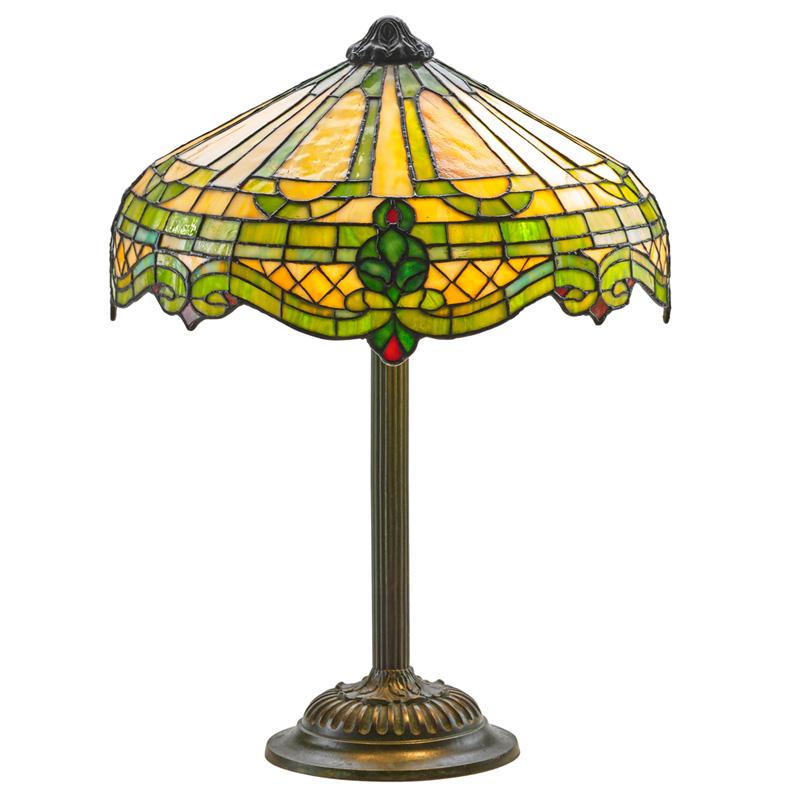 Appraisal: GORHAM Attr Table lamp GORHAM Attr Table lamp ca Leaded