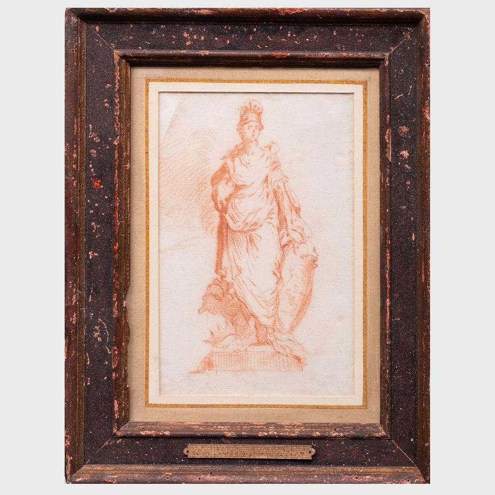 Appraisal: Continental School Study of a Statue and Study of a