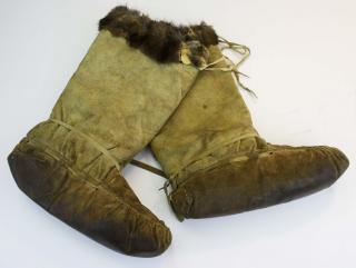 Appraisal: Chippewa men's hide fur winter boots length ht Chippewa men's