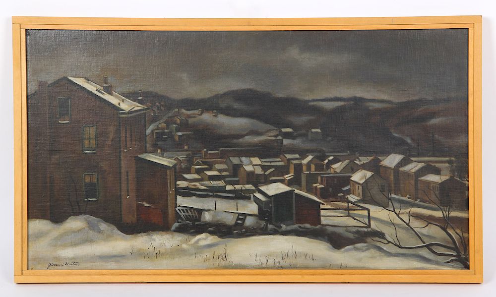 Appraisal: Giovanni Martino - Snow in Manayunk Giovanni Martino American -