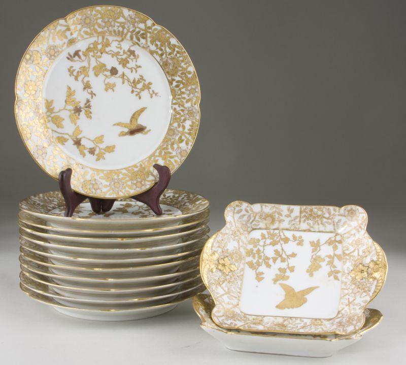 Appraisal: C H Field Haviland Limoges Dessert Set pieces including plates