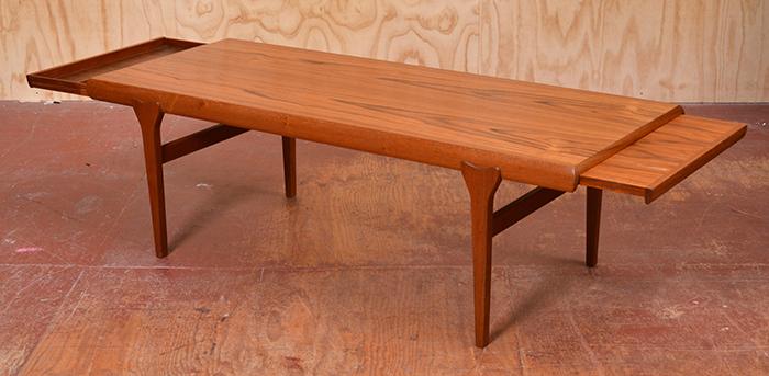 Appraisal: ROSEWOOD COFFEE TABLE