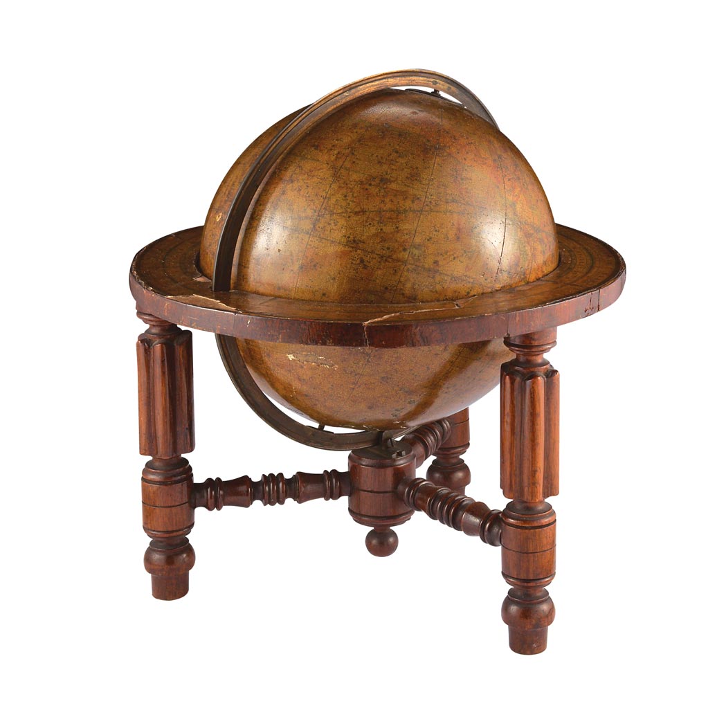 Appraisal: Malby's Celestial Table Globe th Century With brass meridian the