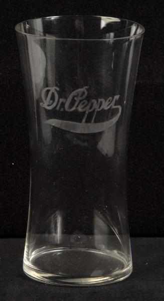 Appraisal: Dr Pepper Slender Flare Glass Description Circa Very strong acid