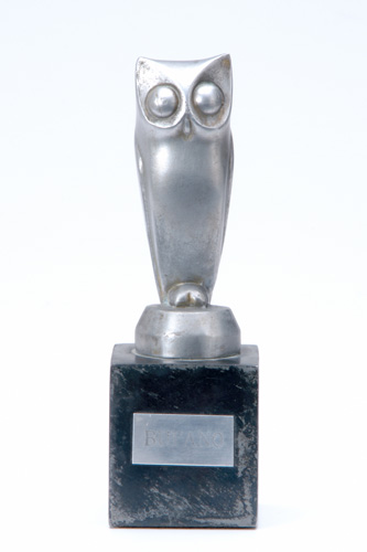 Appraisal: Beniamino Bufano Italian - Owl Pewter high high including base