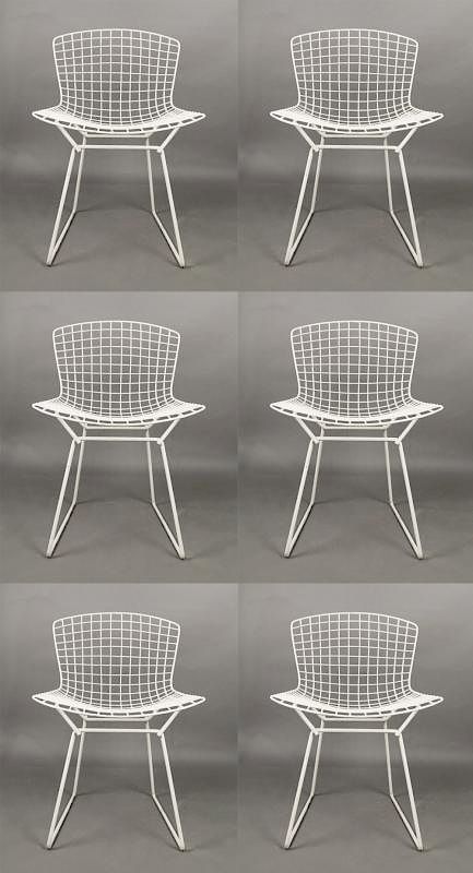 Appraisal: Set of Six Harry Bertoia Side Chairs for Knoll ca