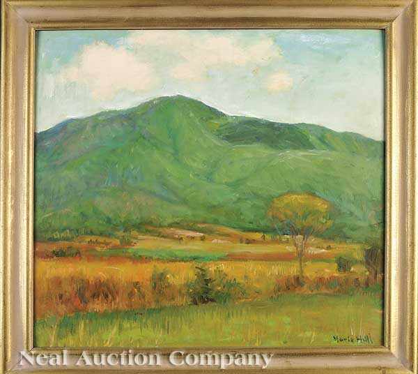 Appraisal: Marie Atkinson Hull American Mississippi - Mountainous Landscape Probably Colorado