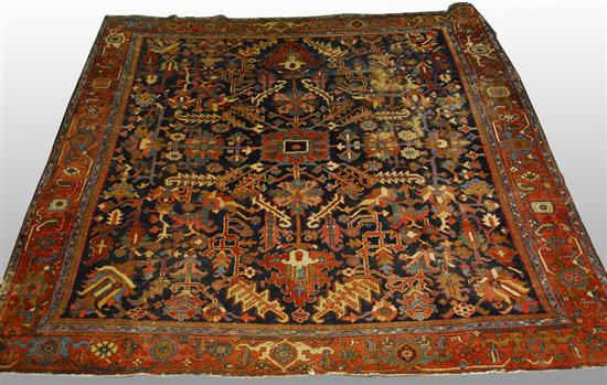 Appraisal: HERIZ CARPET Persia circa feet x feet inch