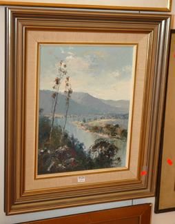 Appraisal: WYKEHAM PERRY ABOVE THE GOULBURN OIL ON BOARD