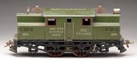 Appraisal: IVES STANDARD GAUGE ELECTRIC LOCO Medium green body with maroon