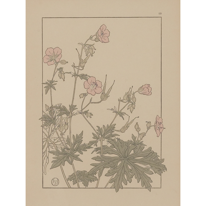 Appraisal: Jane Foord European early thcentury ''Floral Bookplates '' groupof four