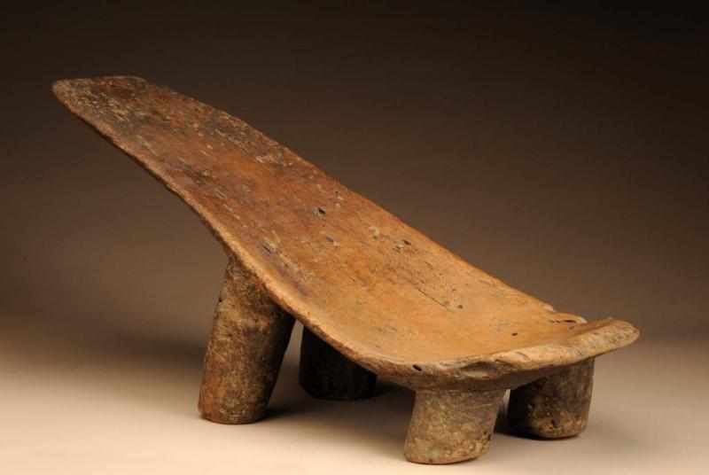 Appraisal: West African Senufo Chair Description From Ivory Coast Made of