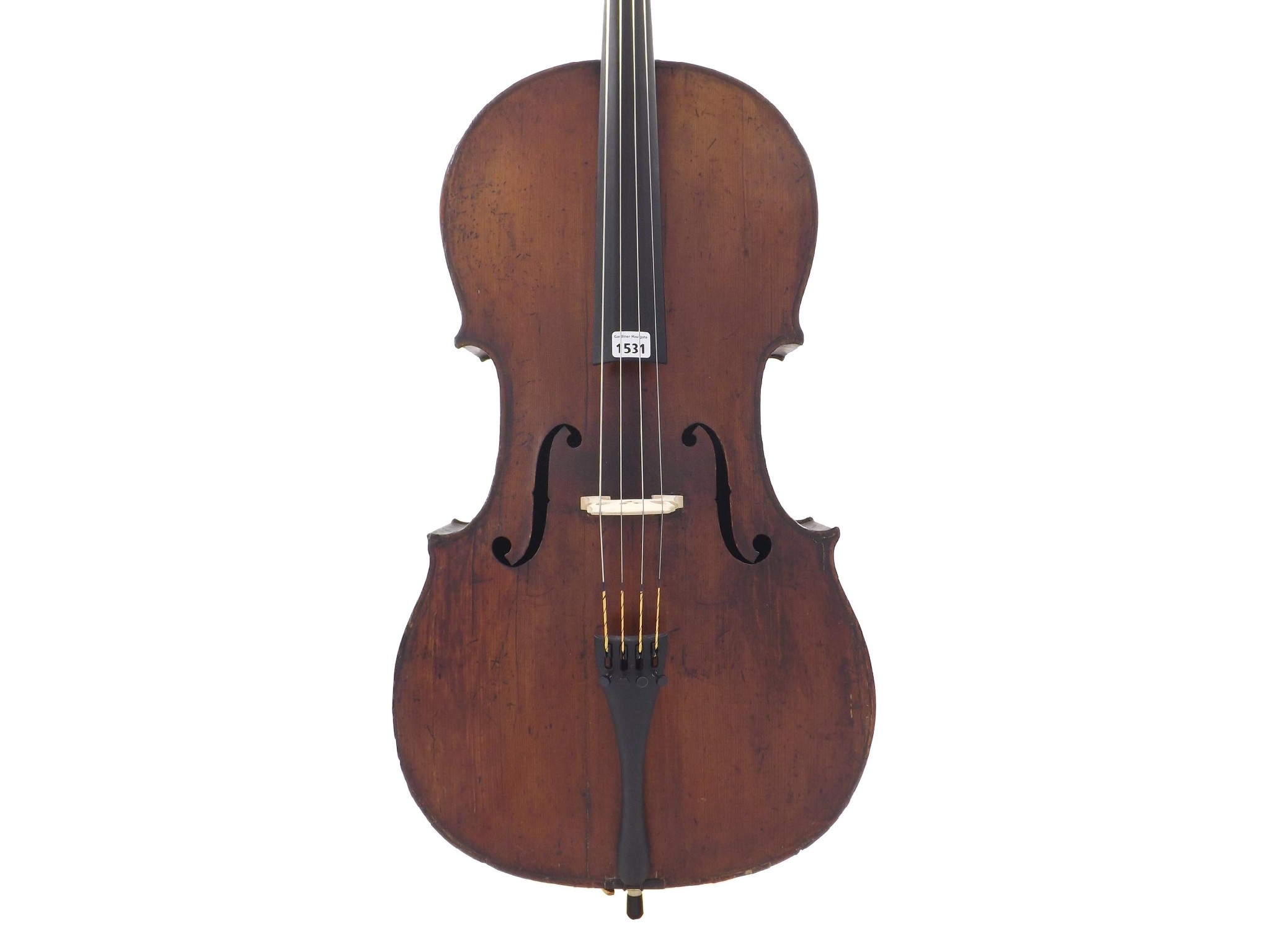 Appraisal: French violoncello of the Derazey School circa the two piece