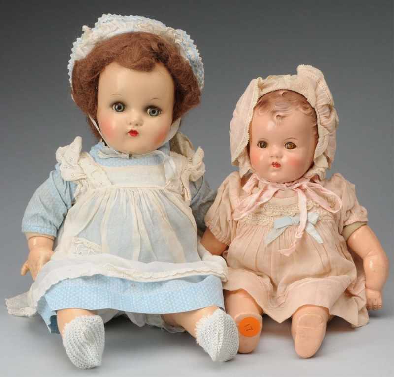 Appraisal: Lot of Composition Baby Dolls Description American Ca Ideal baby