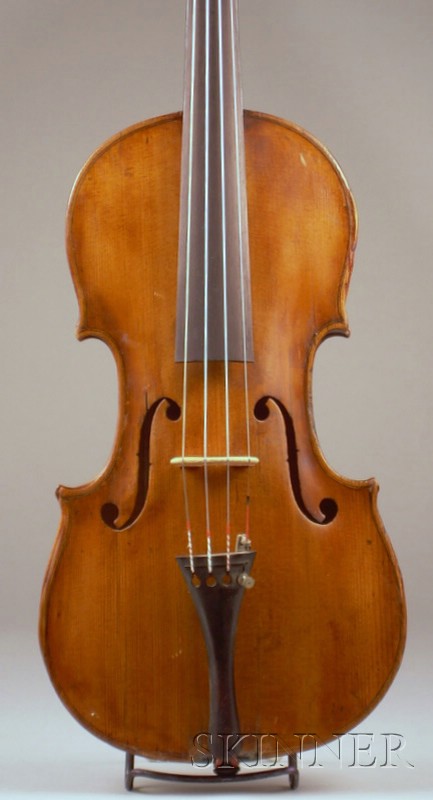 Appraisal: Violin c labeled PICCAGLIANI ARMANDO length of one-piece back in