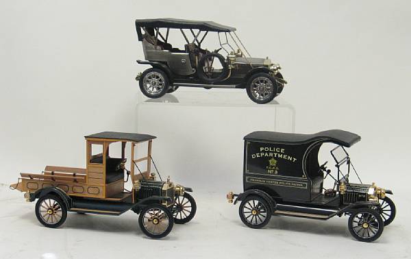 Appraisal: Franklin Mint Old Timer Models Group of th scale plastic