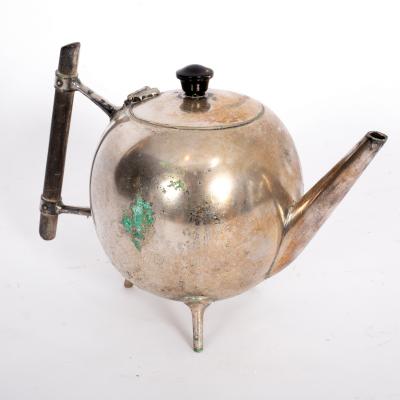 Appraisal: A Victorian electroplated teapot designed by Christopher Dresser for Elkington