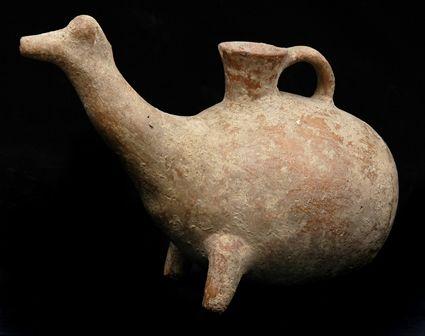 Appraisal: EARLY PERSIAN ANIMAL-FORM VESSEL in Provenance Property from the collection