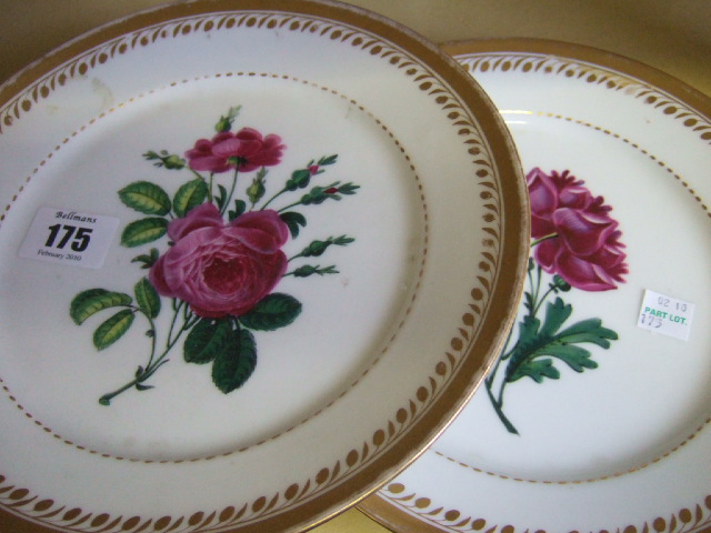 Appraisal: A pair of Paris porcelain cabinet plates early th century