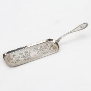 Appraisal: Tiffany Co Sterling Silver Crumber Chased Ivy motif Signed Good