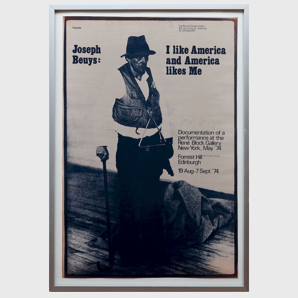 Appraisal: Joseph Beuys - I like America and America likes me