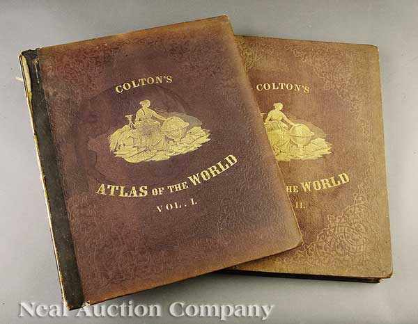 Appraisal: American World Atlas Colton's Atlas of the World Illustrating Physical