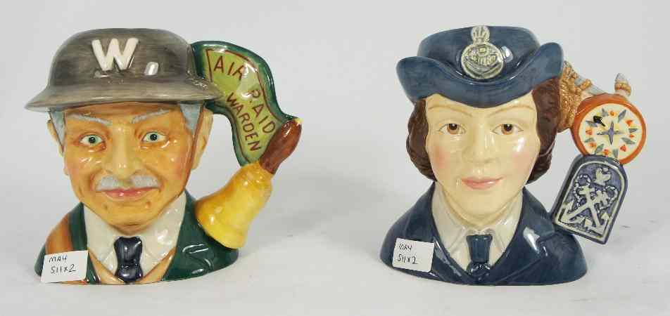 Appraisal: Royal Doulton Intermediate Sized Character Jugs Womans Royal Naval Service