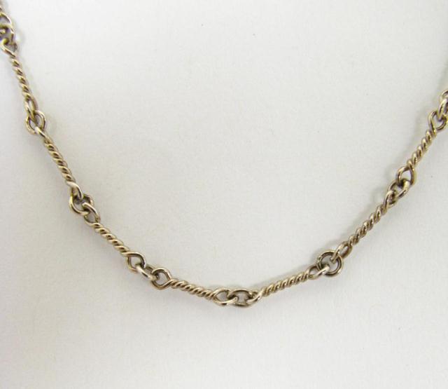 Appraisal: Chrome Hearts K white gold ''mini-knot'' necklace Necklace is ''