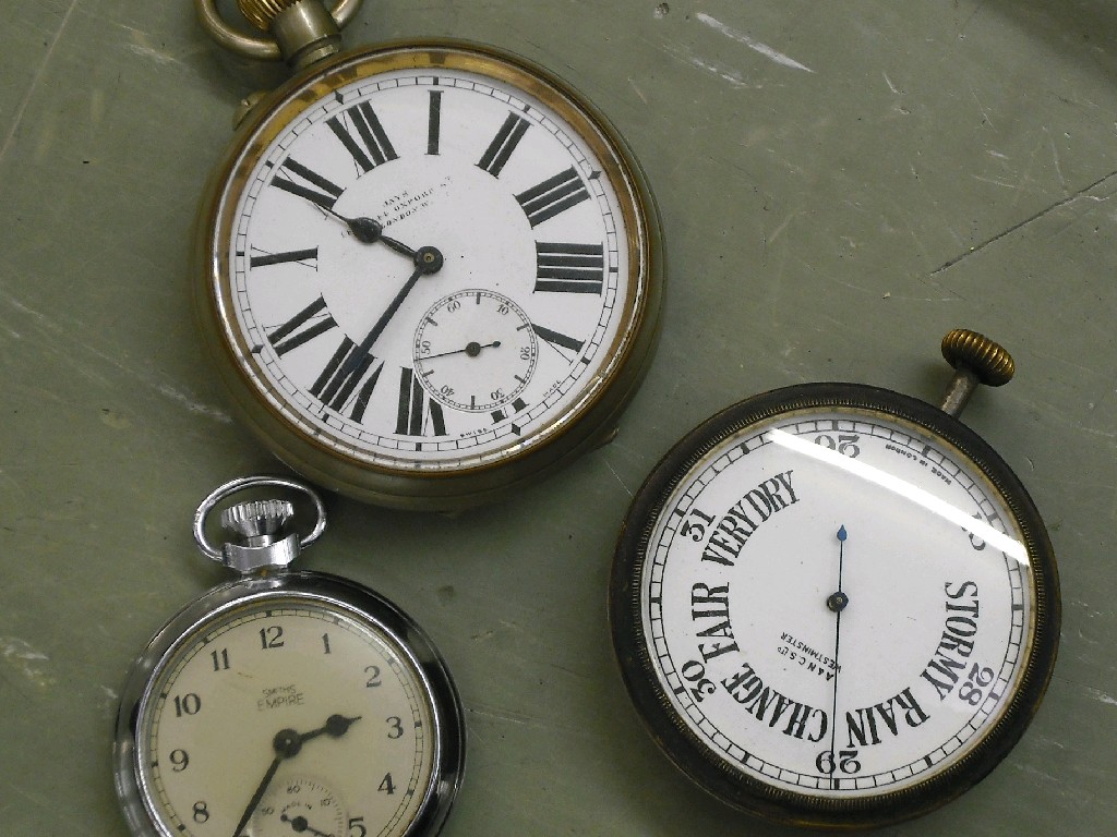 Appraisal: Jay's Goliath nickel cased lever pocket watch a f Smith's