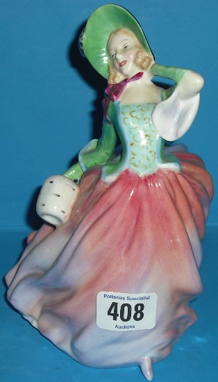 Appraisal: Royal Doulton Figure Autumn Breezes HN pink green colourway