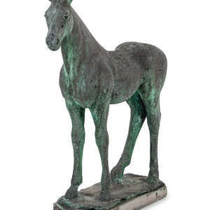 Appraisal: Charles Umlauf American - Horse bronze signed C Umlauf Height