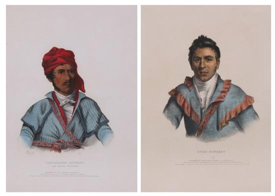 Appraisal: THOMAS MCKENNEY AND JAMES HALL TEMPOOCHEE BARNARD AN OCHEE WARRIOR