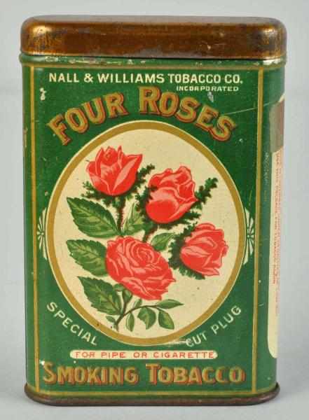 Appraisal: Four Roses Pocket Tobacco Tin Description Fine example with a