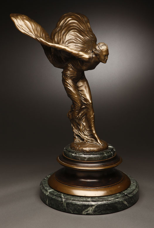 Appraisal: After Charles R Sykes bronze 'Spirit of Ecstasy' After Charles