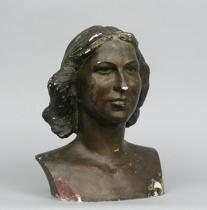 Appraisal: Claude Conover American Cleveland School b Portrait bust verdigris plaster