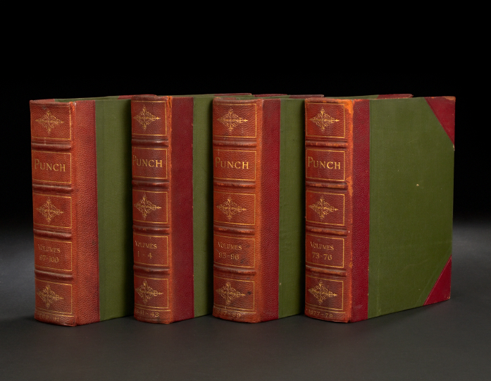 Appraisal: Twenty-Six-Volume Semicentennial Edition of Punch or the London Chiavari London