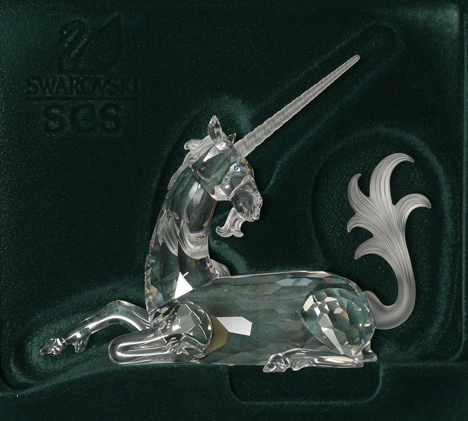 Appraisal: SWAROVSKI CRYSTAL ''THE UNICORN'' Fabulous Creatures Annual series Martin Zendron